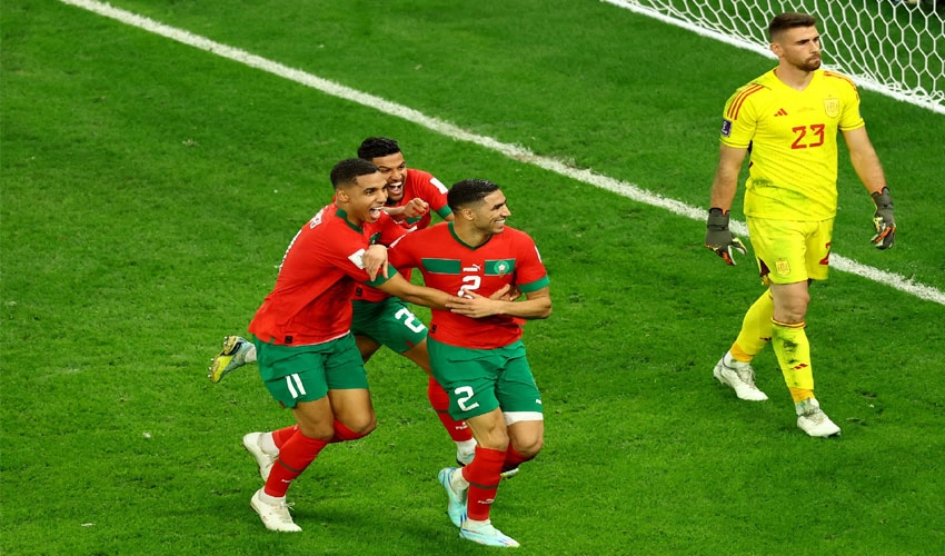 Brave Morocco advance as Spain flop in shootout