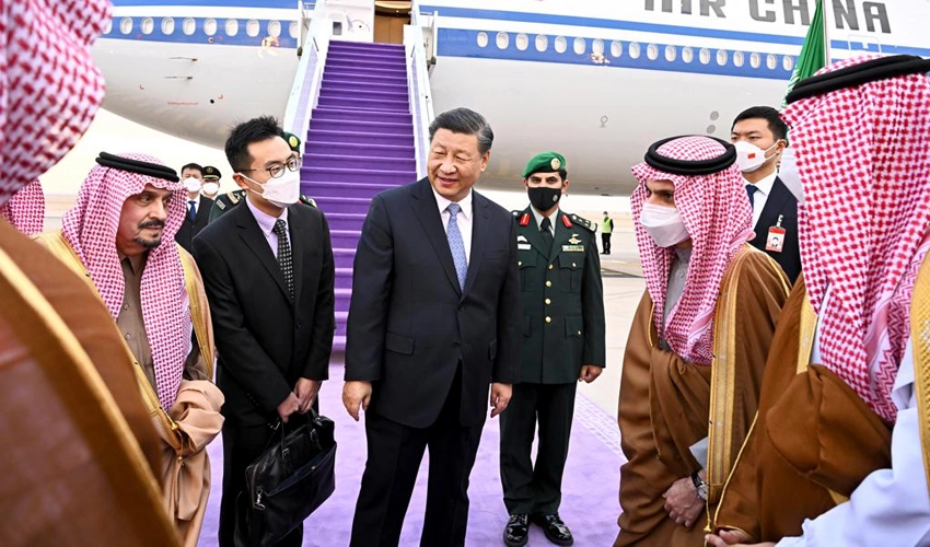 Chinese President Xi Jinping arrives in Saudi Arabia for energy-focused visit
