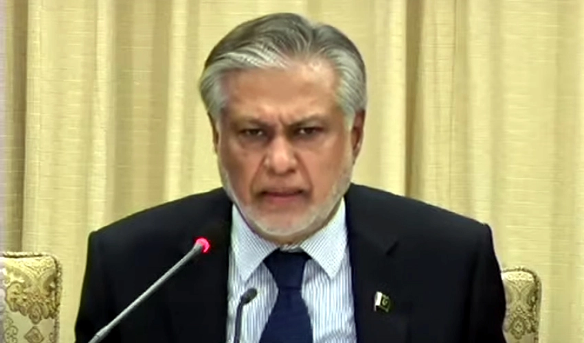 Wish for country going bankrupt will go to grave with Imran Khan: Ishaq Dar