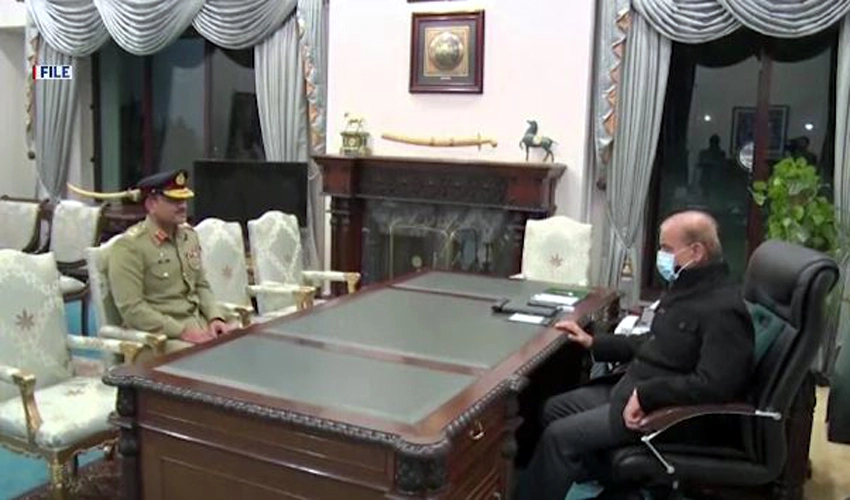 COAS Asim Munir briefs PM Shehbaz Sharif about law and order situation