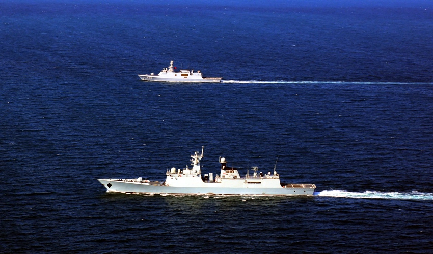 Turkish ship conducts naval drills with Pakistan Navy