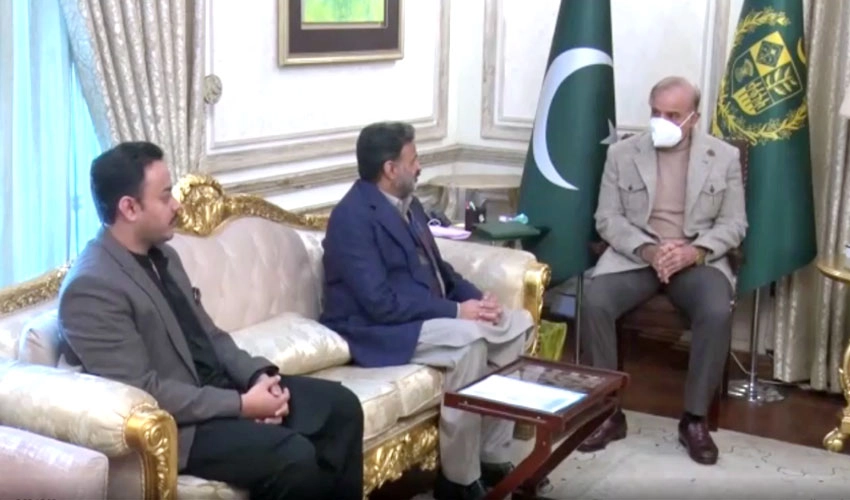 MPA Ashraf Ansari calls on PM Shehbaz Sharif in Lahore