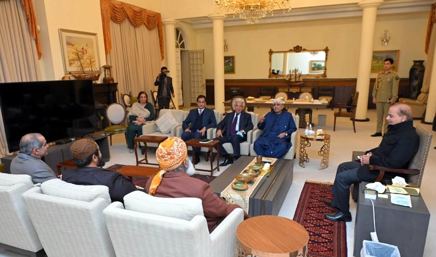 PM Shehbaz, Asif Zardari & Fazalur Rehman discuss elections in Punjab, KP