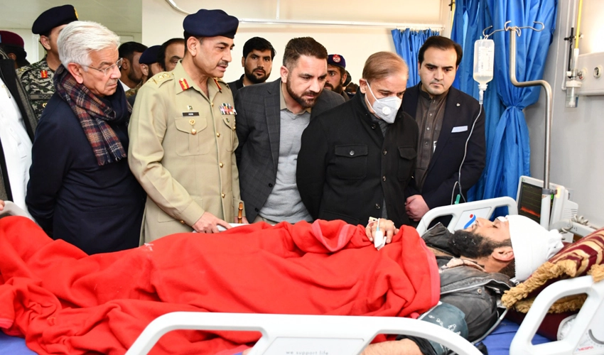 PM Shehbaz Sharif, COAS Asim Munir inquire after health of injured people