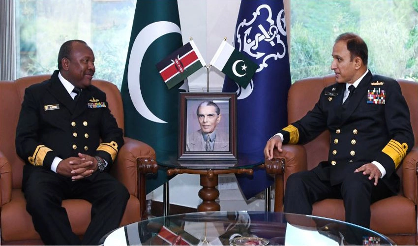 CNS Amjad Niazi, Kenya Navy commander discuss regional maritime security milieu