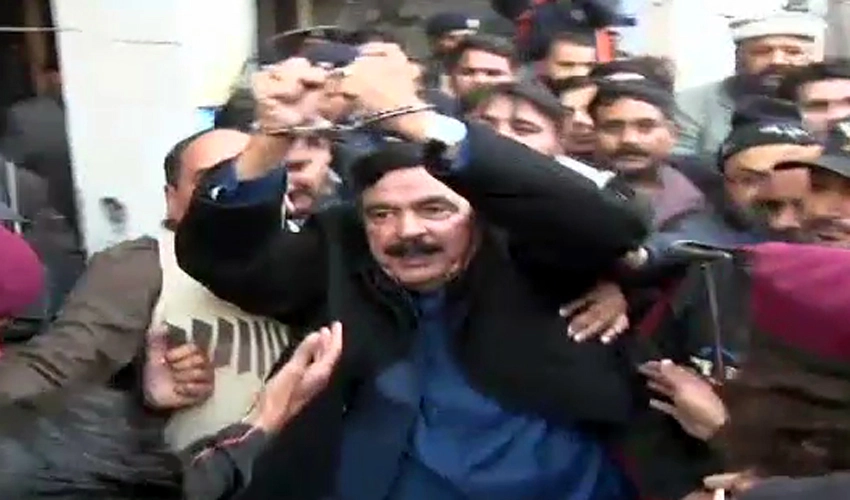 Sheikh Rasheed booked for using indecent language against Bilawal Bhutto in Karachi