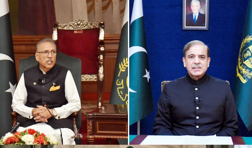 President Alvi, PM Shehbaz urge world to hold India accountable for its human rights violations in IIOJK
