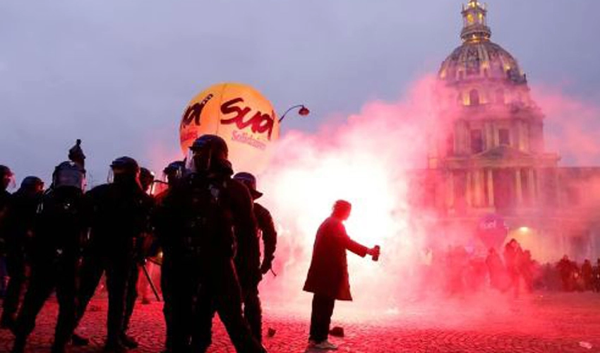 France hit by new strikes, protests over pension reform
