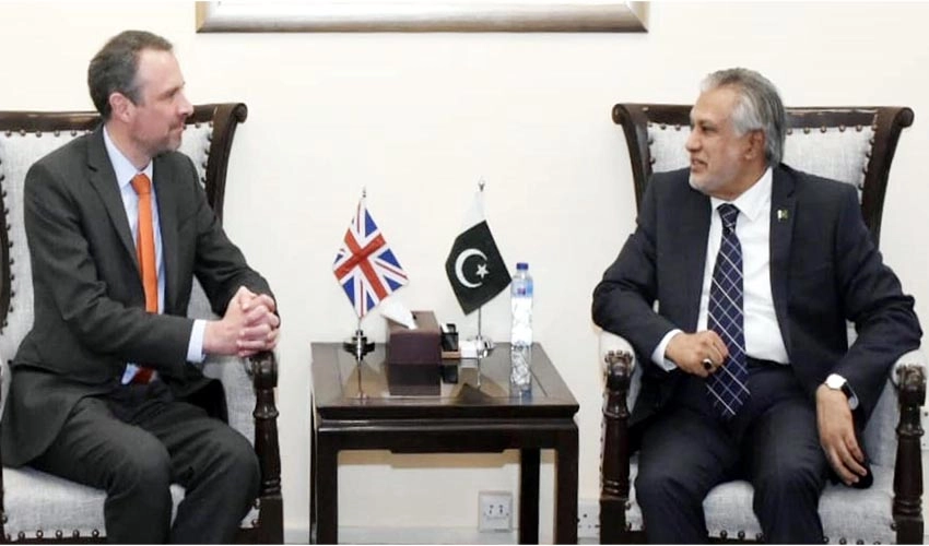 Ishaq Dar calls for further expanding Pak-UK relations