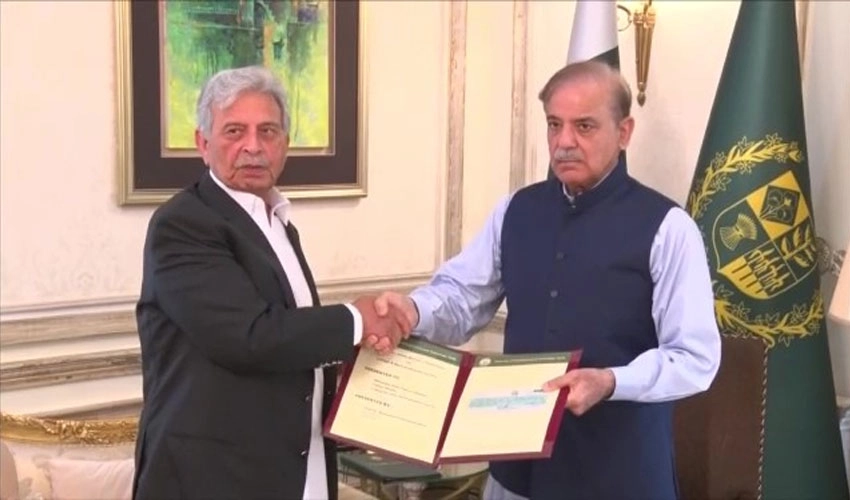 Education Minister presents donation cheque for quake-affected people of Turkiye, Syria to PM Shehbaz