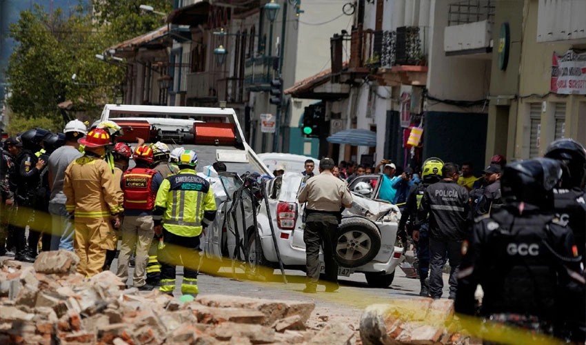Magnitude 6.8 earthquake shakes Ecuador, at least 14 deaths reported