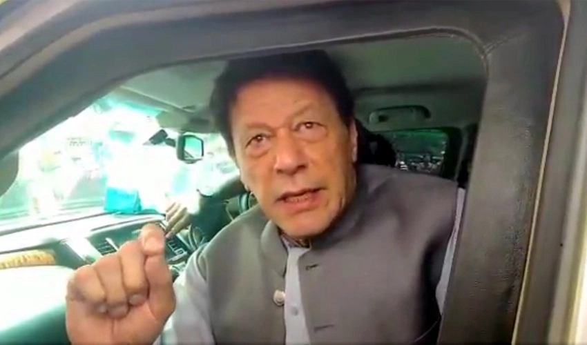 Lahore made Occupied Kashmir and Palestine by parking containers: Imran Khan