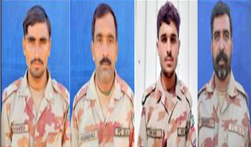 Four soldiers martyred in terrorist attack from Iranian side in Kech