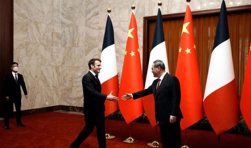 Macron meets Xi in Beijing with Ukraine top priority