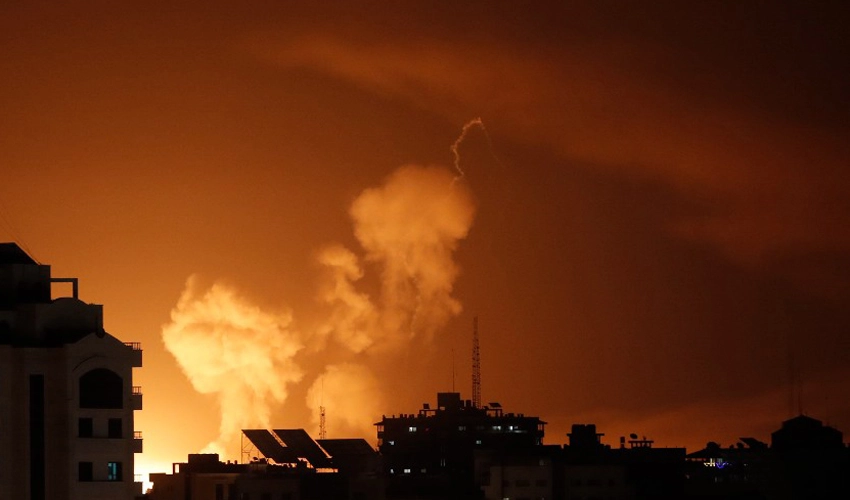 Israel hits Syria after rockets fired towards Golan Heights