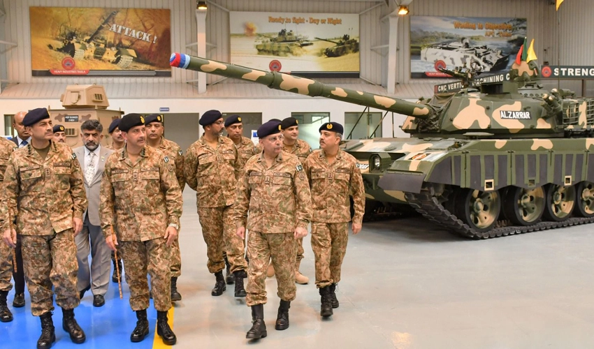 COAS Asim Munir visits Heavy Industries Taxila, briefed about technical capabilities