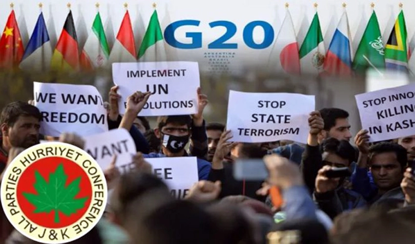 G-20 countries urged to boycott upcoming event being hosted by India in IIOJ&K