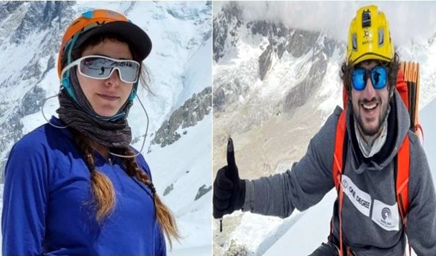 Pakistan’s Shehroze, Naila hoist country’s flag on Mount Annapurna 1