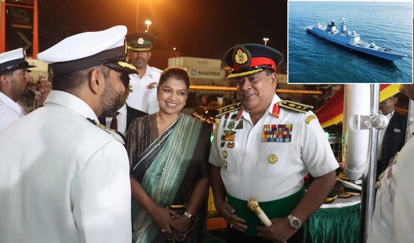 Pak Navy ship Tippu Sultan visits Sri Lanka to enhance bilateral cooperation