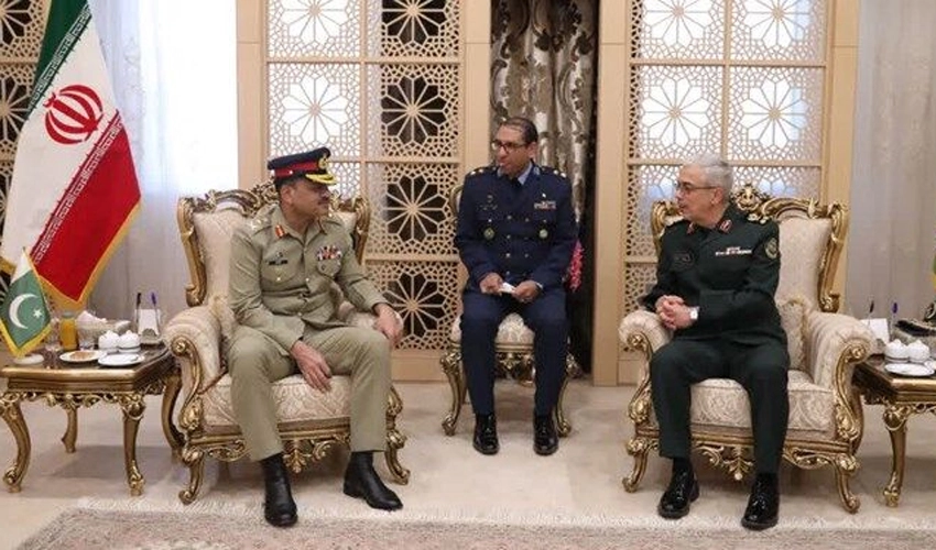 COAS Asim Munir, Iranian CGS Maj Gen Mohammad Bagheri agree to enhance bilateral defence ties