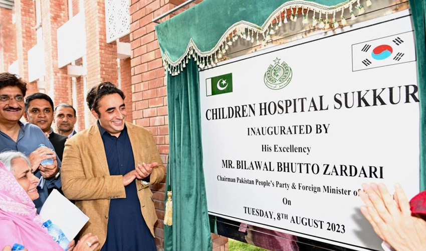 Bilawal Bhutto inaugurates 200-bed children’s hospital in Sukkur