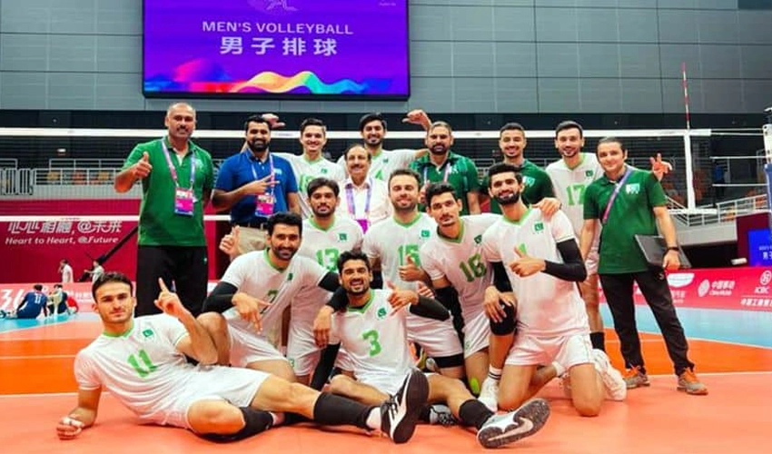 Pakistan volleyball team move in Asian Games quarter-finals