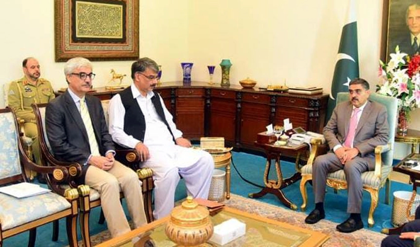 Pakistan to continue supporting Kashmiris till implementation of UNSC resolutions: Caretaker PM