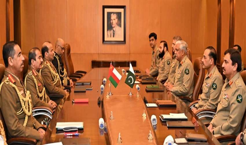 COAS Asim Munir, Oman Royal Army commander discuss matters of mutual interest