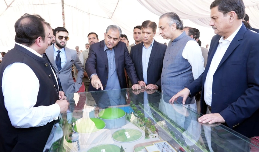 CM Mohsin Naqvi lays foundation stone of first biogas plant at Gujjar Colony