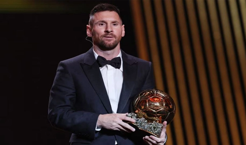 Messi wins eighth Ballon d'Or as Bonmati claims women's award