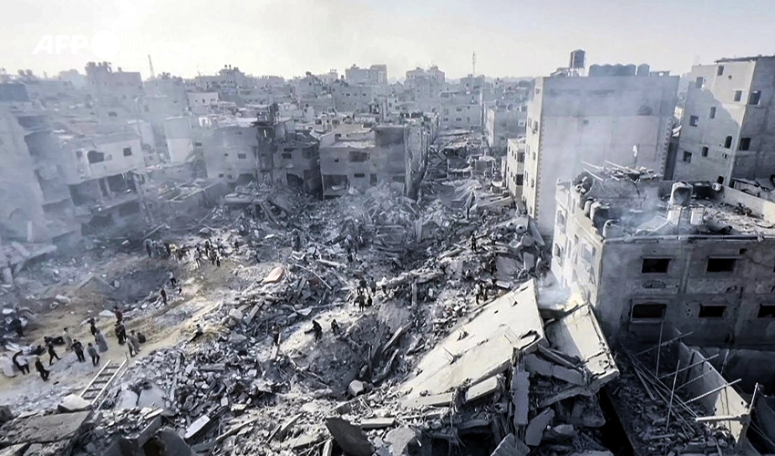 No let-up in Israeli bombardment as martyrs' toll increases to 9,061 in Gaza