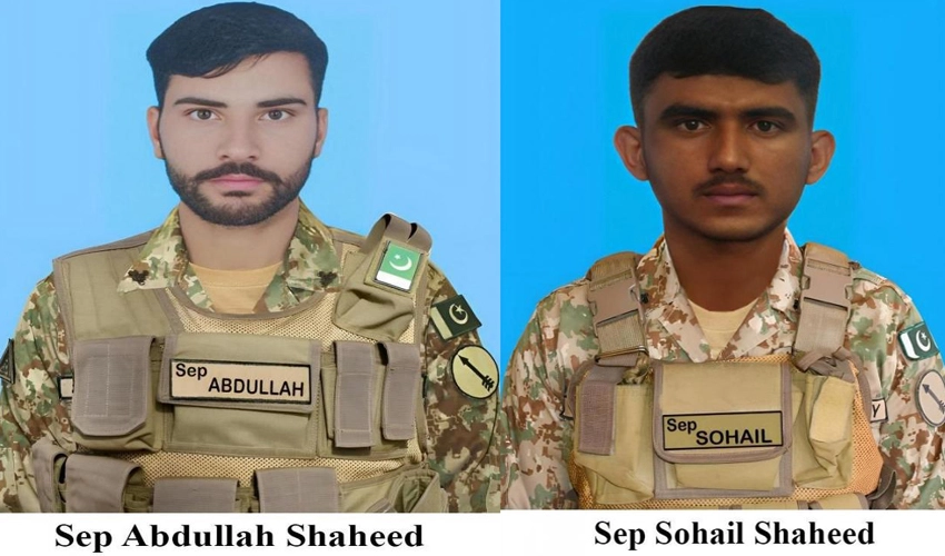 Two soldiers martyred in North Waziristan