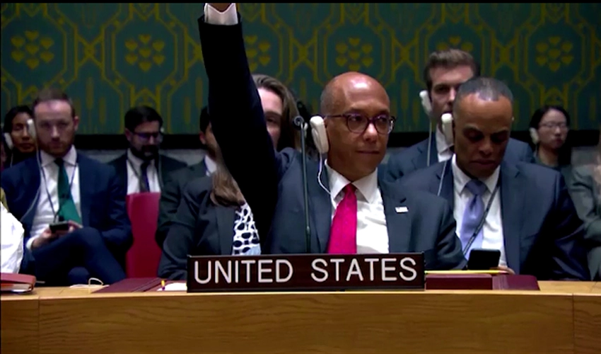 US, the complicit in genocide, vetoes UN Security Council resolution calling for Gaza ceasefire