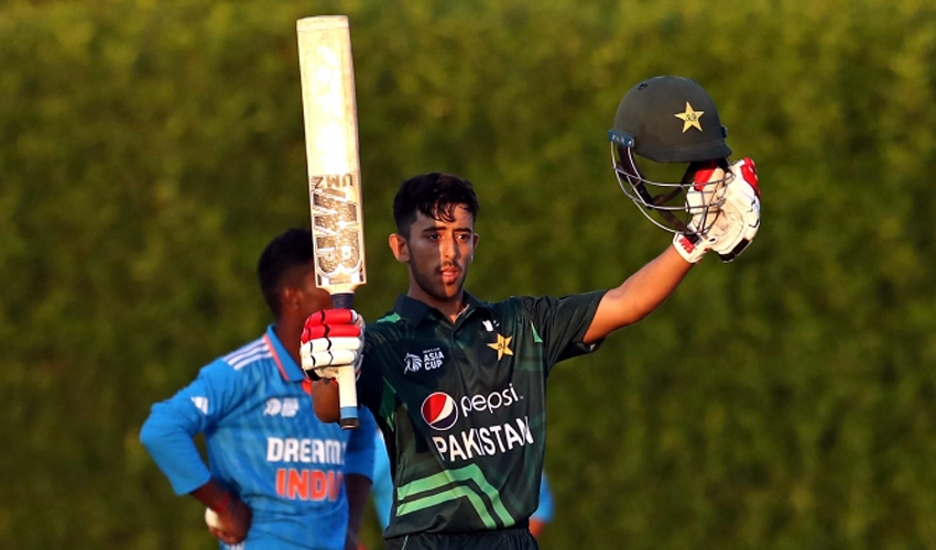 Azan Awais's unbeaten ton helps Pakistan Under-19 beat India by eight wickets