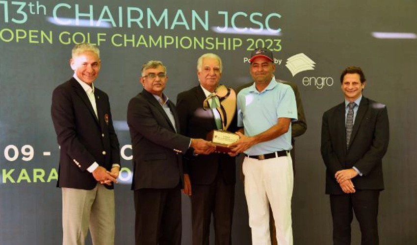 Muhammad Shabbir clinches 13th CJCSC Open Golf Championship title