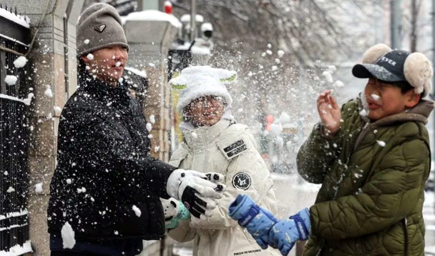 Second cold wave envelops China's Beijing in snow, ice