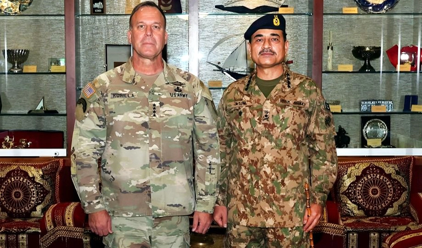 COAS Asim Munir, CENTCOM commander discuss cooperation in regional security matters