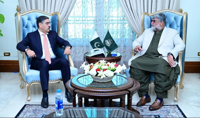 PM Kakar, Balochistan Caretaker CM Mardan Domki discuss provincial matters