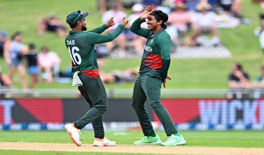 Bangladesh coast to historic win in third ODI against New Zealand