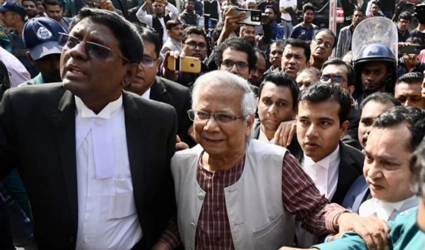 Nobel winner Yunus convicted in Bangladesh labour law case