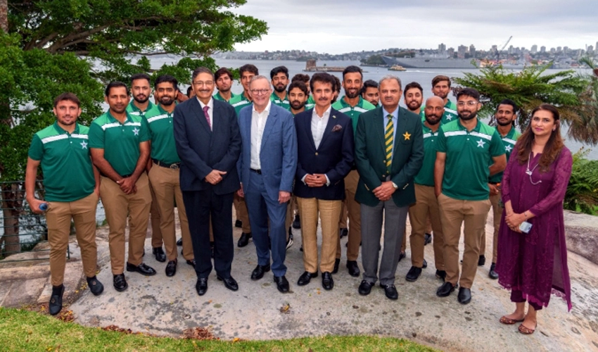 Australian PM hosts reception in honour of Pakistan team in Sydney