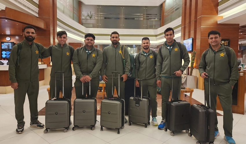 Pakistan T20I squad members depart for New Zealand