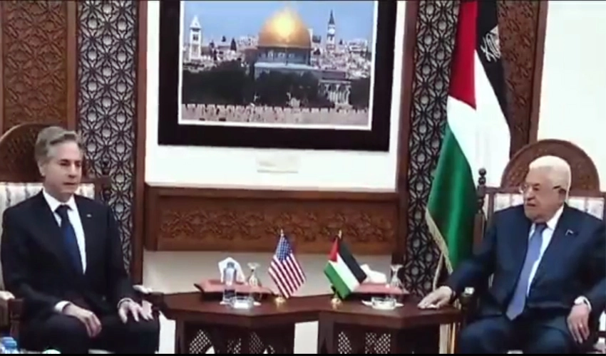 Blinken meets Palestinian leader after urging Israel to spare Gaza civilians