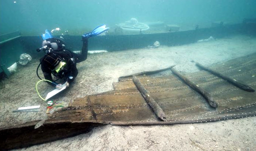 Hand-sewn 3,000-year boat saved from oblivion in Croatia