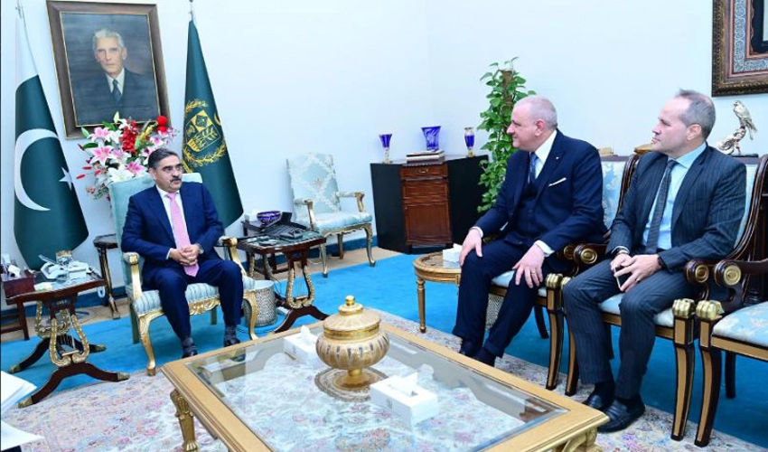 Caretaker PM Kakar for boosting trade, investment ties with Italy in diverse fields