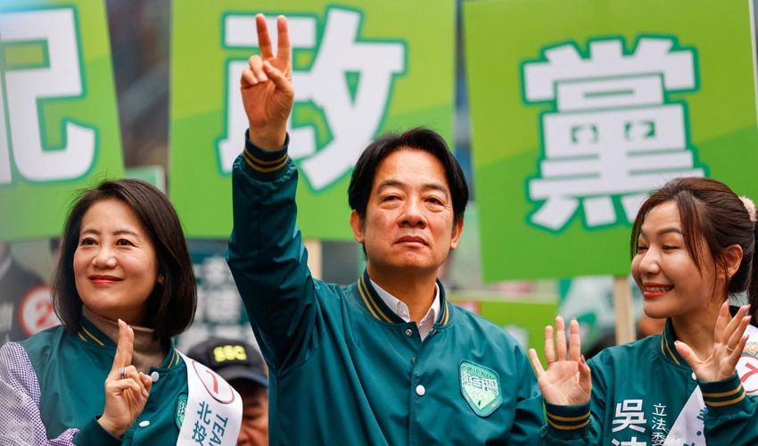 Taiwan's presidential favourite Lai Ching-te wins election