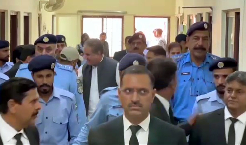 PTI founder, vice-president Shah Mahmood Qureshi handed down 10-year sentence each in cipher case