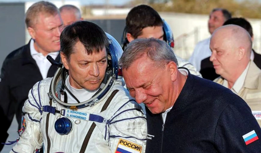 Russian cosmonaut sets record for most time in space – more than 878 days