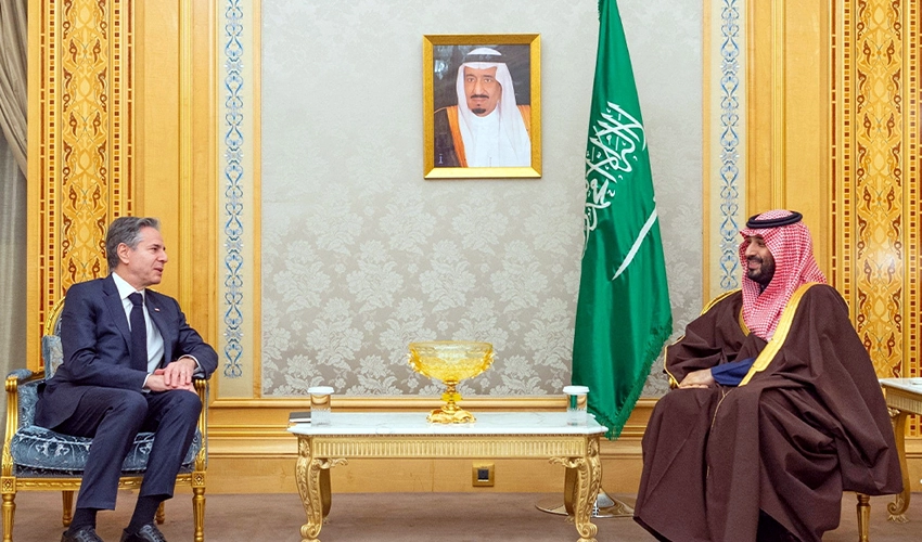 Blinken in Egypt after meeting Saudi crown prince for 'enduring end' to Gaza war