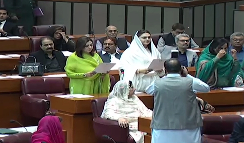 Eight women among 10 more PML-N MNAs sworn in